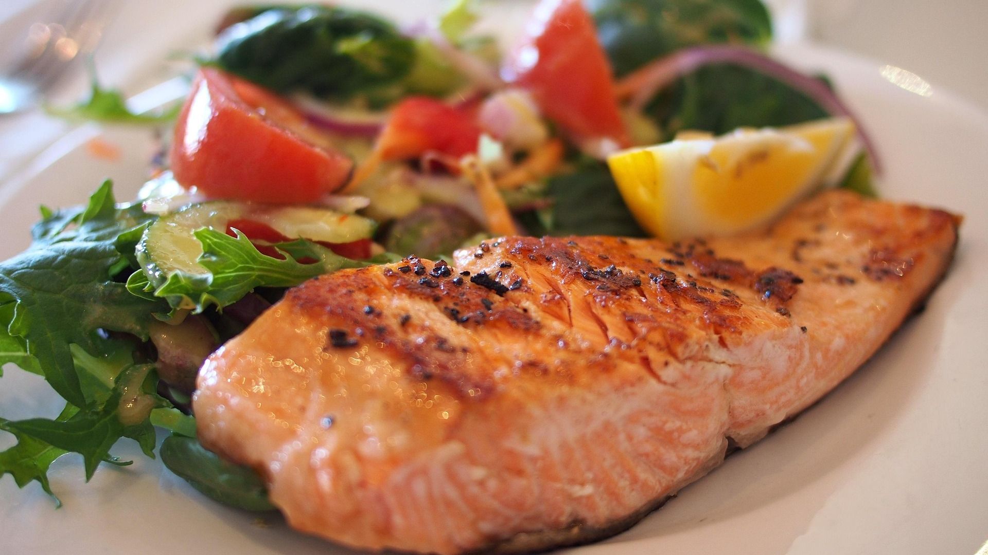 Salmon with Garlic and Herbs