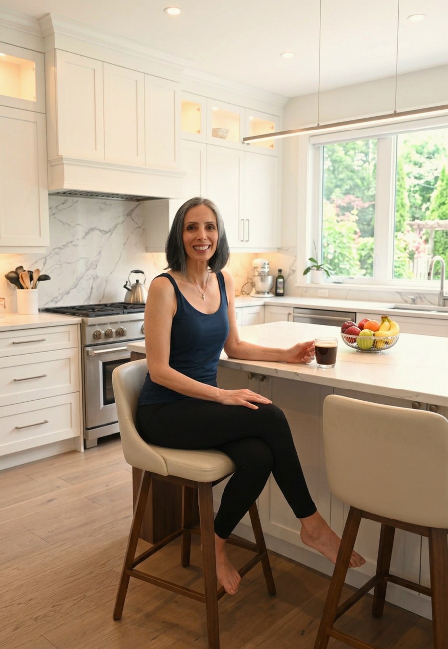 Gina Santangelo in her studio