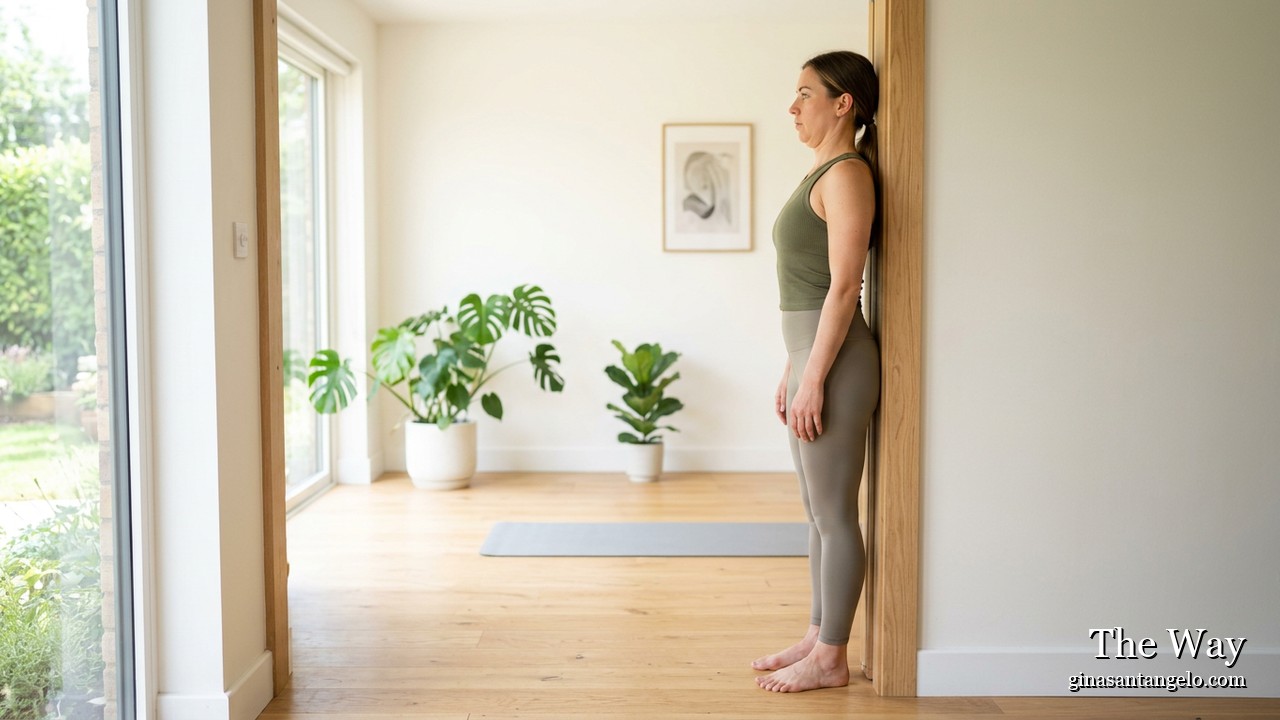 Doorway Chin Tuck & Press