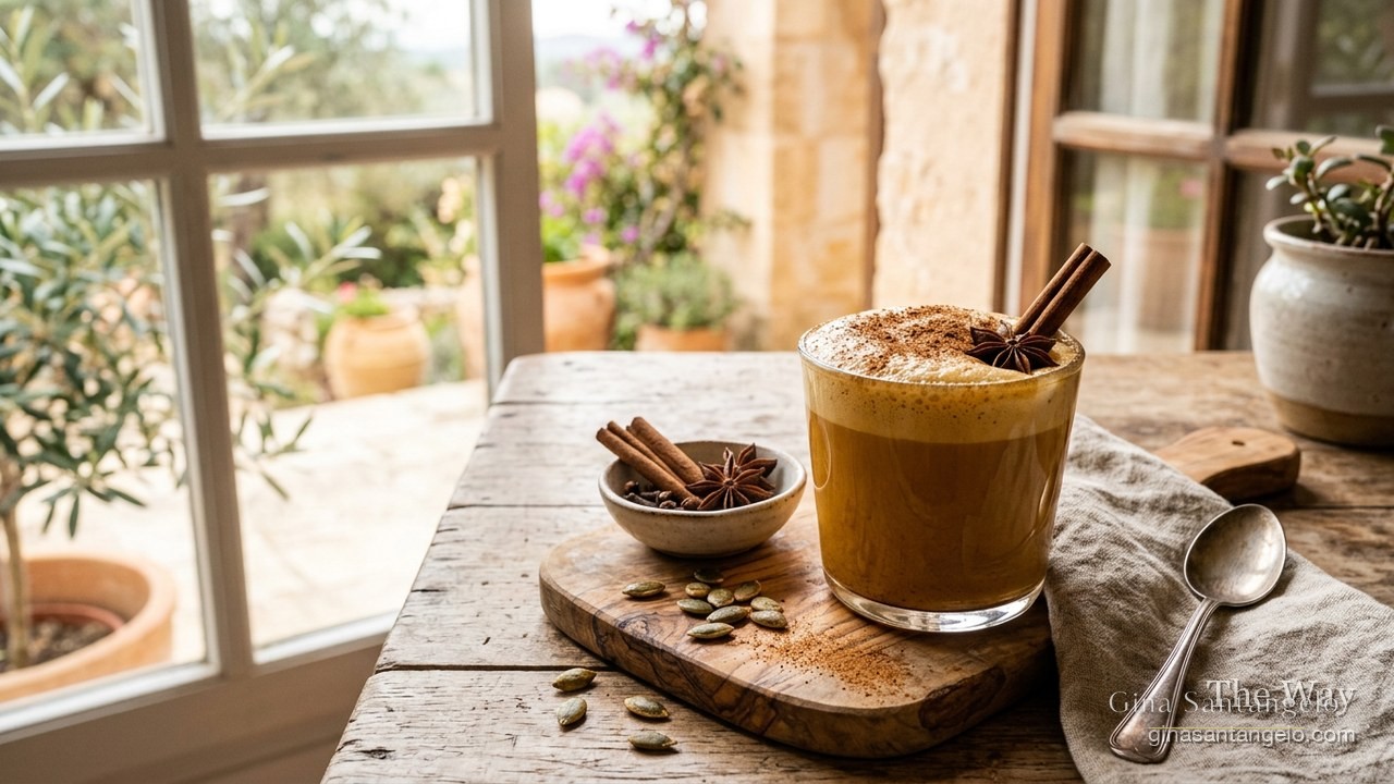 Pumpkin Pie Spiced Almond Milk