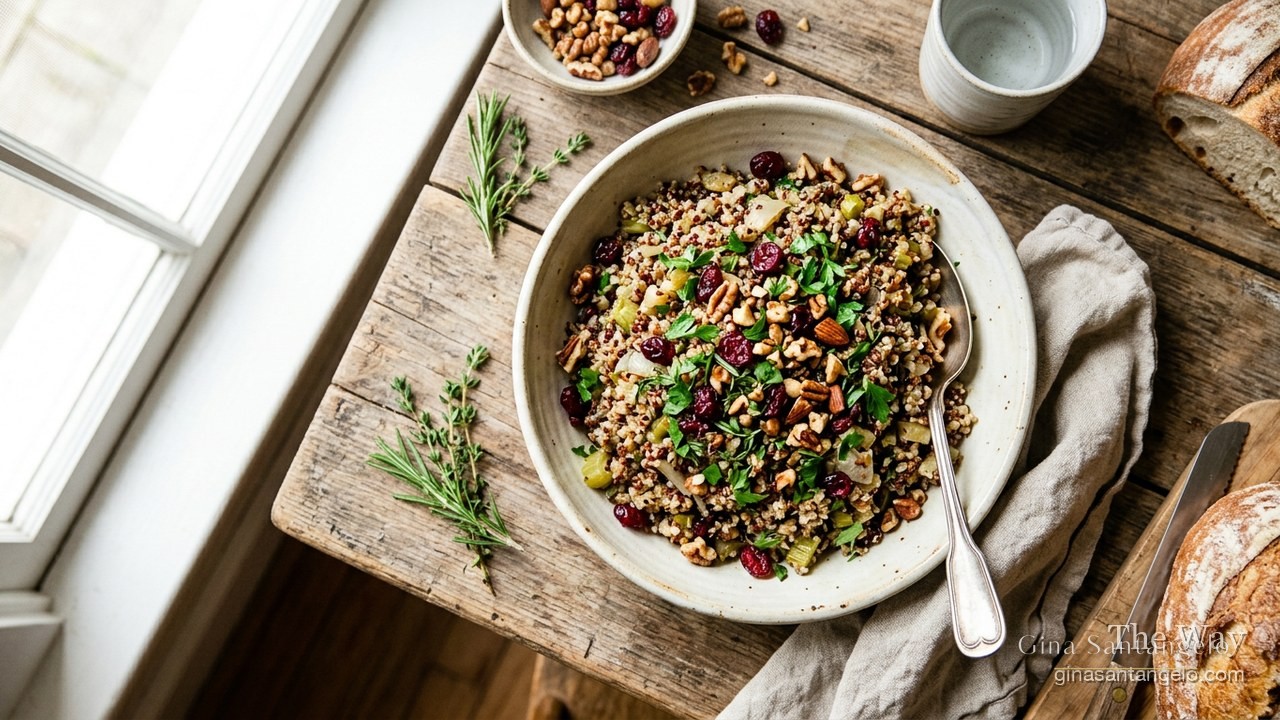 Thanksgiving Quinoa Stuffing