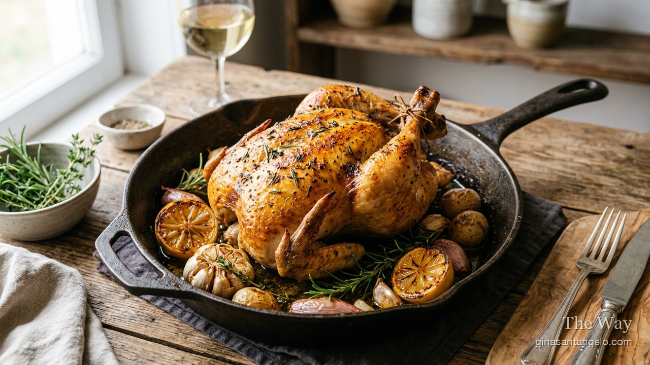 Roast chicken