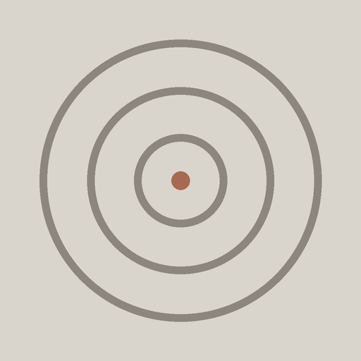 The SOVA within app mark, three circles settling to a single point
